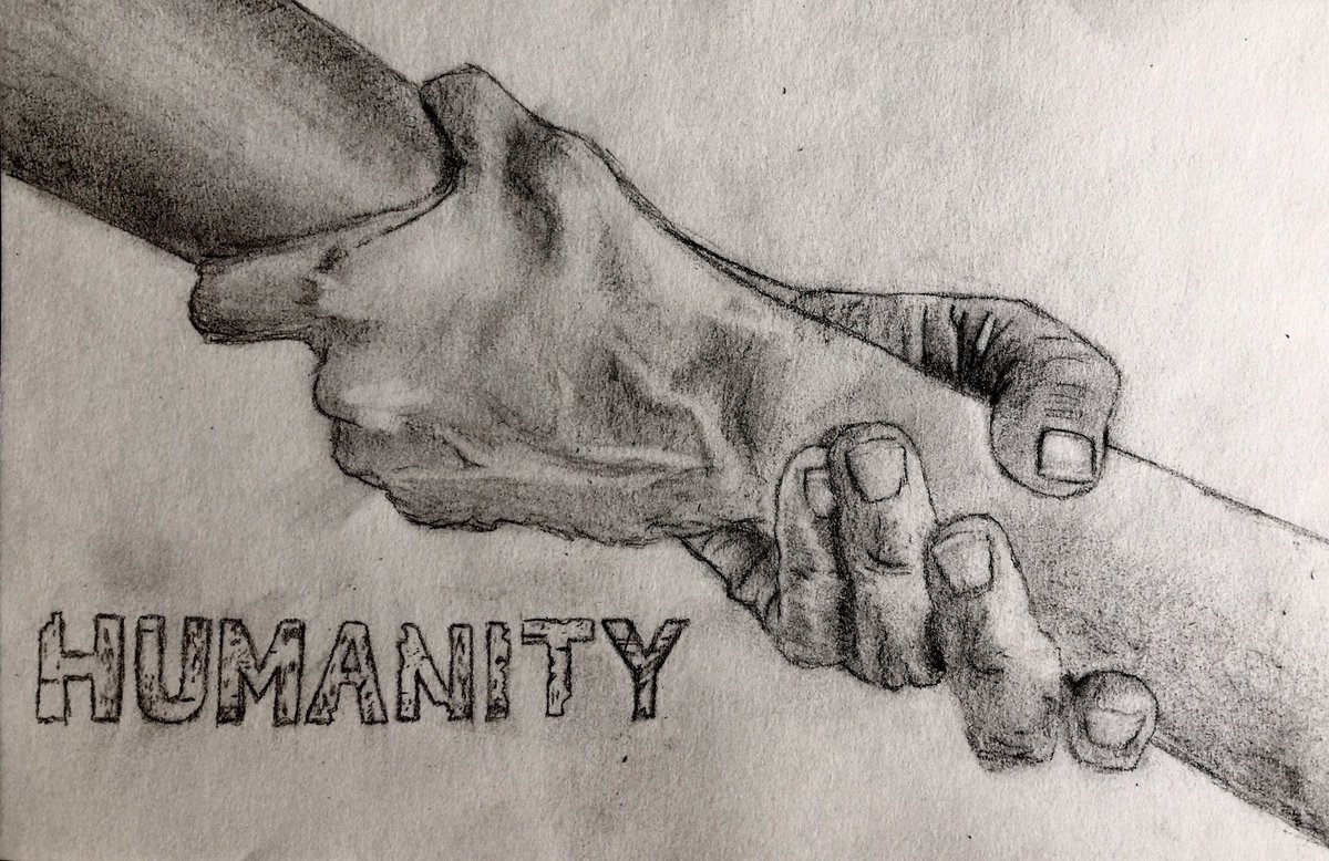 BoltNock's tweet photo. “Being human is given. But keeping our humanity is a choice.” - Anonymous
#DechartGames #art #ConnorArmy https://t.co/g9lbk9I7NB