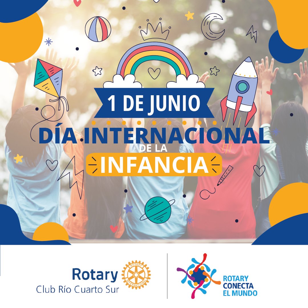 RC_RioIVSur's tweet photo. 👉🏻Arrancamos la semana recordando que un primero de junio de 1956 la Asamblea General de las Naciones Unidas decretó el 👧👦 #diainternacionaldelainfancia.
⠀⠀⠀⠀⠀⠀⠀⠀⠀⠀⠀⠀⠀⠀⠀⠀⠀⠀ https://t.co/PCNDWF2lAl
