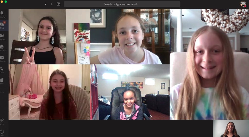 MsGrieco's tweet image. Super fun #synchronouslearning experience. Smiles all around when we hang with our friends in our conference call on #Teams! It was so nice to see you last week and I can’t wait to see you again this week to share your art projects!🖍📀🎨@stgabrielhcdsb @HCDSB #TogetherApartHCDSB