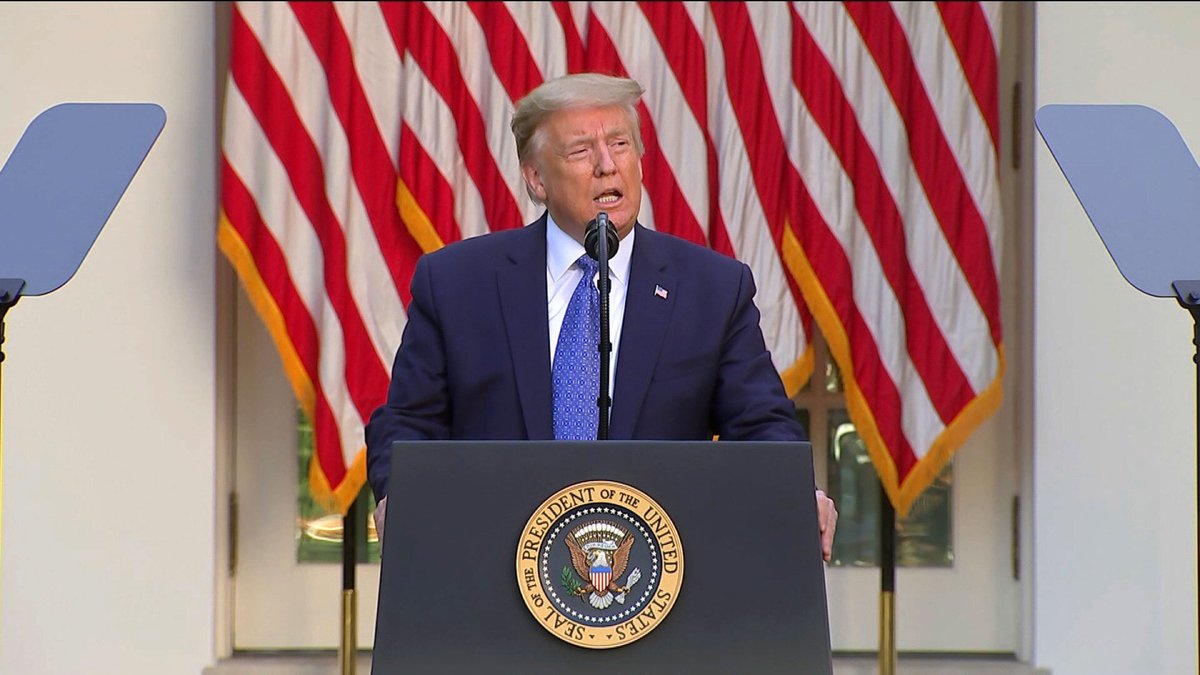 CNNEE's tweet photo. Trump pide a los gobernadores a desplegar la Guardia Nacional en las protestas https://t.co/oCNB2AarCv https://t.co/CCPjWK85IA