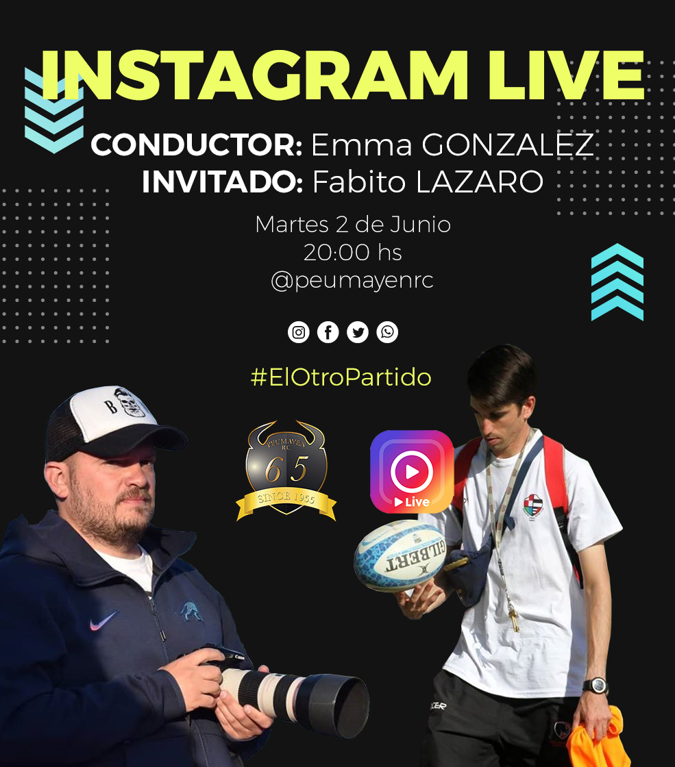PeumayenRC's tweet photo. Mañana martes desde las 20 hs la cita obligada es el Instagram del #Peuma con @Piazzolista y #FabitoLazaro #VamosPeuma https://t.co/Mm1IVhGT3S