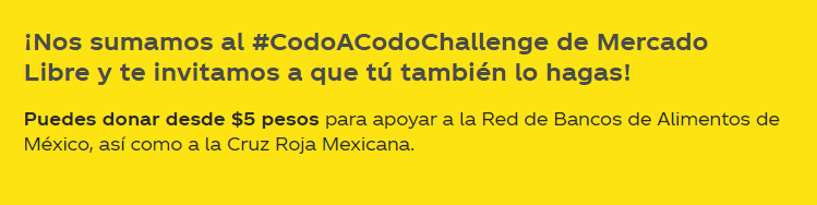 lorenavc's tweet photo. En @SomosCocaCola nos sumamos al #CodoACodoChallenge de @ML_Mexico para apoyar a @Red_BAMX y @CruzRoja. Por cada peso que donemos, #FundaciónCocaCola aportará uno más. Ustedes también pueden sumarse en: https://t.co/GEzc0YDru3 #HagamosEstoJuntos 🤝 https://t.co/ow3VukR70g