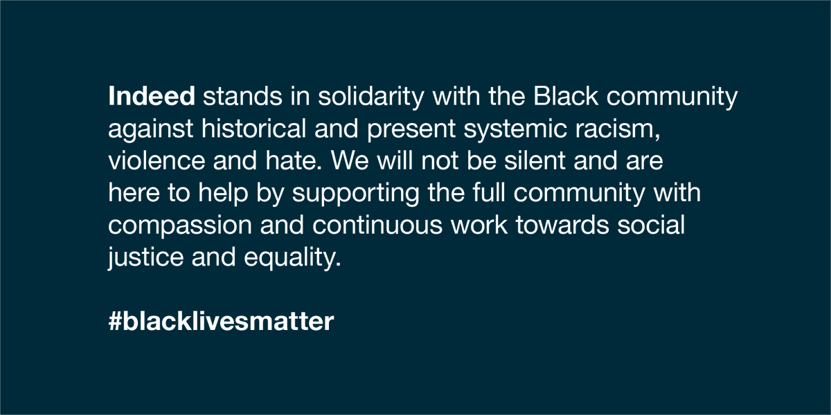 indeed's tweet photo. A message from our CEO 
https://t.co/LKFTQekcdC https://t.co/douCncg5wC