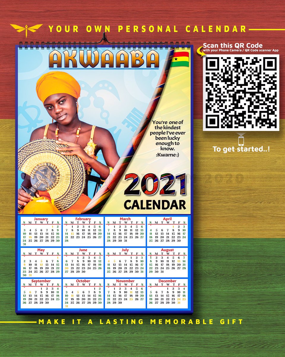 drawingfyi's tweet photo. Your own calendar with you or a friend’s picture and personal message 

scan the QR code to get started
Tag Someone Who Needs This

Visit the link on our Bio now!
“Satisfaction guaranteed!!!" #drawingfyi . #calendar #ghana #akwaaba #ghanausa https://t.co/TPkpUEzMuB