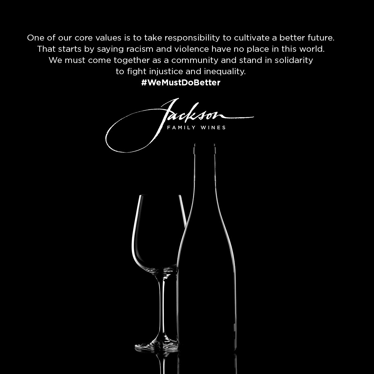 A message from the Jackson family on behalf of us all at Jackson Family Wines.