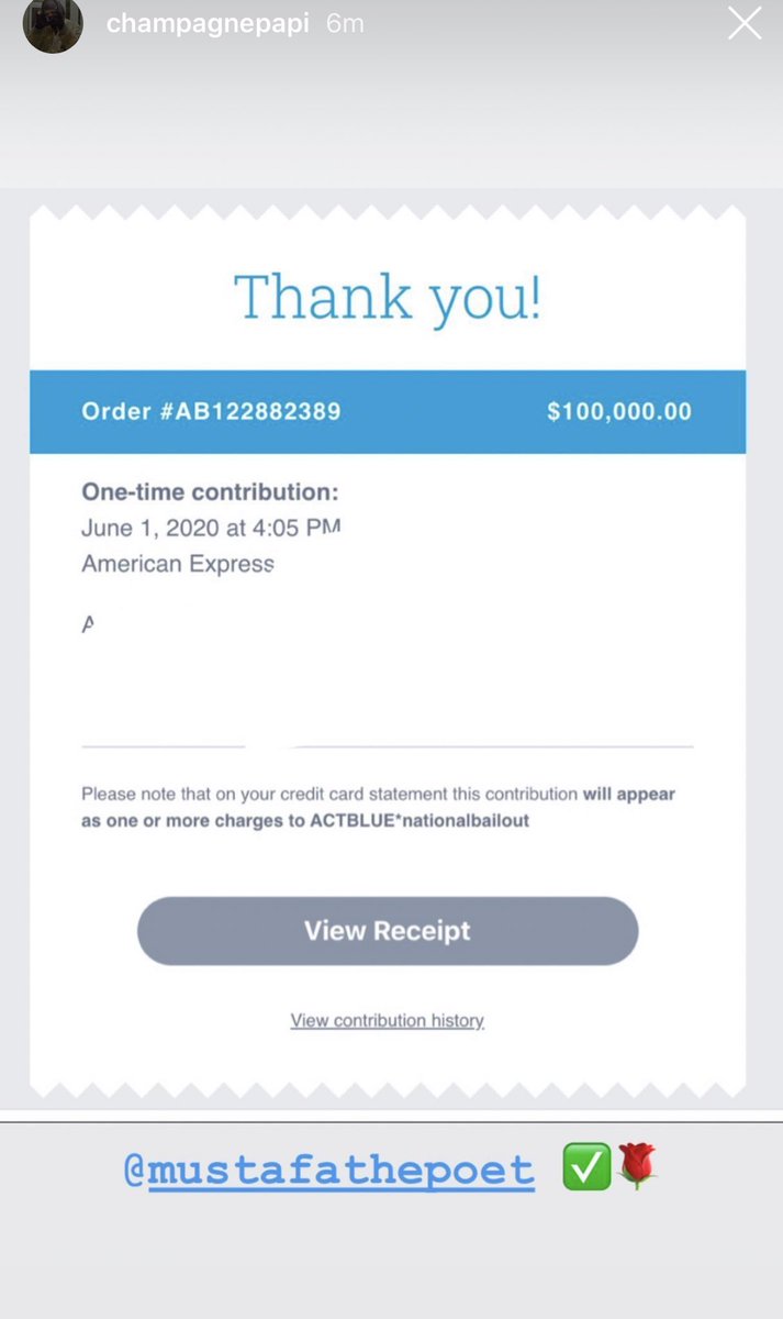 WordOnRd's tweet photo. Drake donated $100,000 to National Bail Out in order to help reunite black families. https://t.co/jXA38PpDge