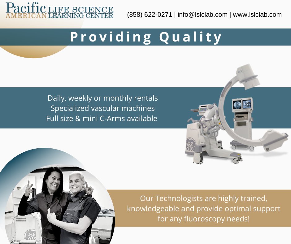 LSLC_Lab's tweet image. From C-Arms to Tech services, we've got you covered!

#fluoro #fluoroscopy #carms #surgical