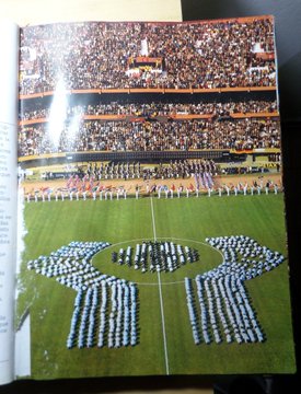 Logo del Mundial presente en la inauguración