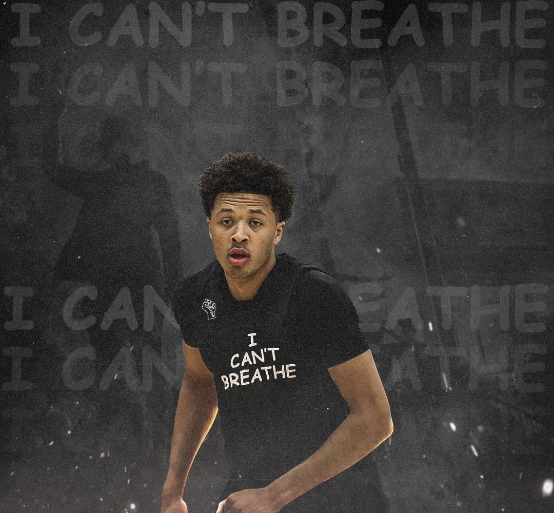 EditsByJosh's tweet photo. #RIPGeorgeFloyd 
Cade Cunningham(@CadeCunningham_) “I Can’t Breathe” edit https://t.co/nKjnb4CpUj