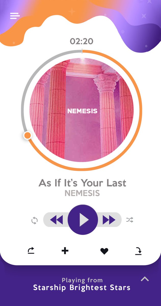 TWICY_twt's tweet photo. ⠀· 我 /. @ twıcy's 𝕡𝕝𝕒𝕪𝕝𝕚𝕤𝕥 · · ⃔updᥲtᥱ ##_📀 ¡  . ⃗♡ ) % #RocketApp ⁺ #TeamNemesis ›

[#𝐇𝐀𝐑𝐔] Me uní a la streaming party de Starship en su nueva aplicación y tengo que decir que Nemesis captó toda mi atención, stan girls stan talent. https://t.co/qYFsBCTk6t