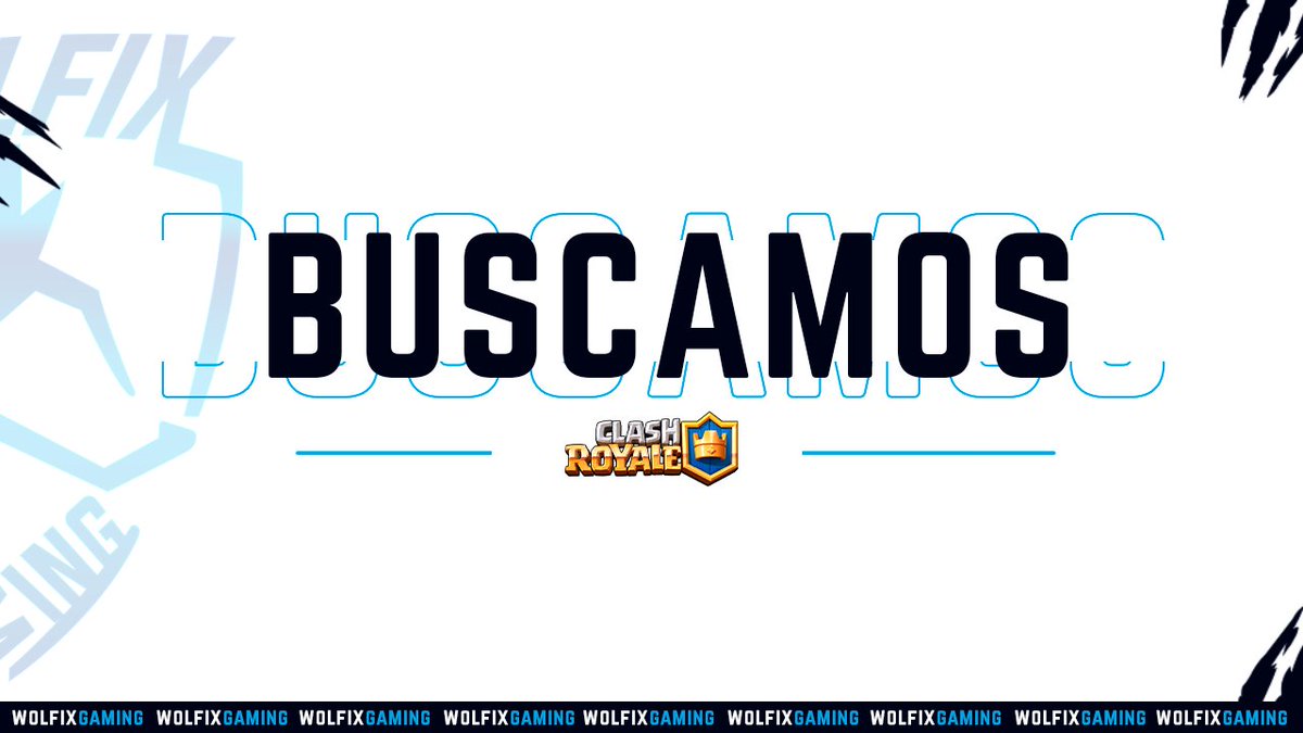 [ #ClashRoyale ] #LATAM 

 ¡Te Buscamos!

COACH PARA EQUIPO CLASH ROYALE LATAM

‼️Requisitos:

🚩Experiencia
🚩Compromiso
🚩Seriedad
 
Mas info por MD 📩

#BeaWolfix
#WolfixForever