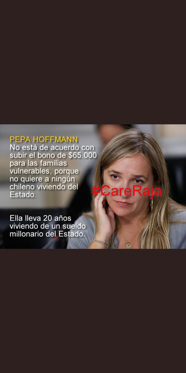 Personaje miserable de la politica chilena
#SeVieneLaNocheNegra