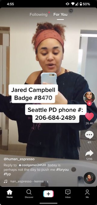 The cop that maced a little girl at a peaceful protest #acab #seattleprotest https://t.co/u4ytHAjGgG<a href="/tag/acab"class="tags"><span>#acab</span></a><a href="/tag/seattleprotest"class="tags"><span>#seattleprotest</span></a>