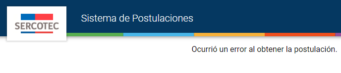 comosushi's tweet photo. @Sercotec_Chile Hemos estado desde las 17 hrs tratando de subir la postulación On Line... y aparece el mensaje de ha ocurrido un error... y se repite, esperamos que al insistir se solucione y no quedar fuera por problemas de "sistema" https://t.co/DHrRLDSFDb