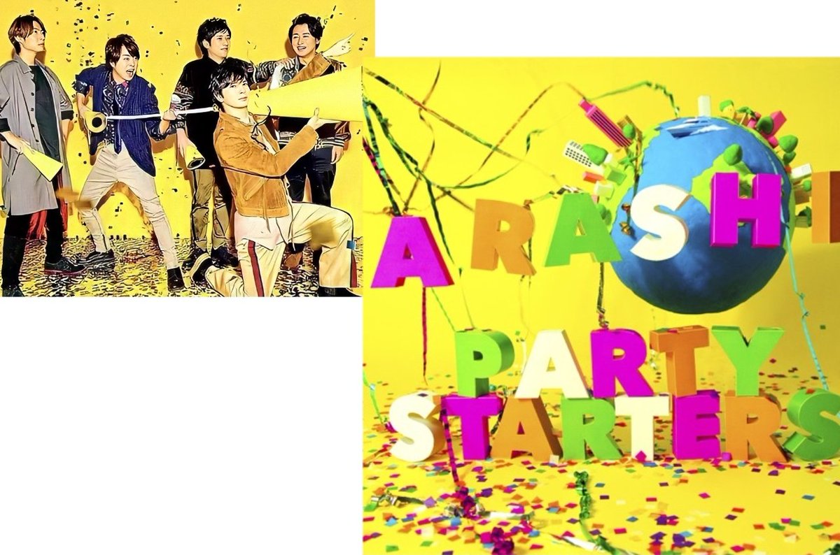 嵐の新曲「Party Starters｣のジャケ写みて思ったのが Are you happÿ