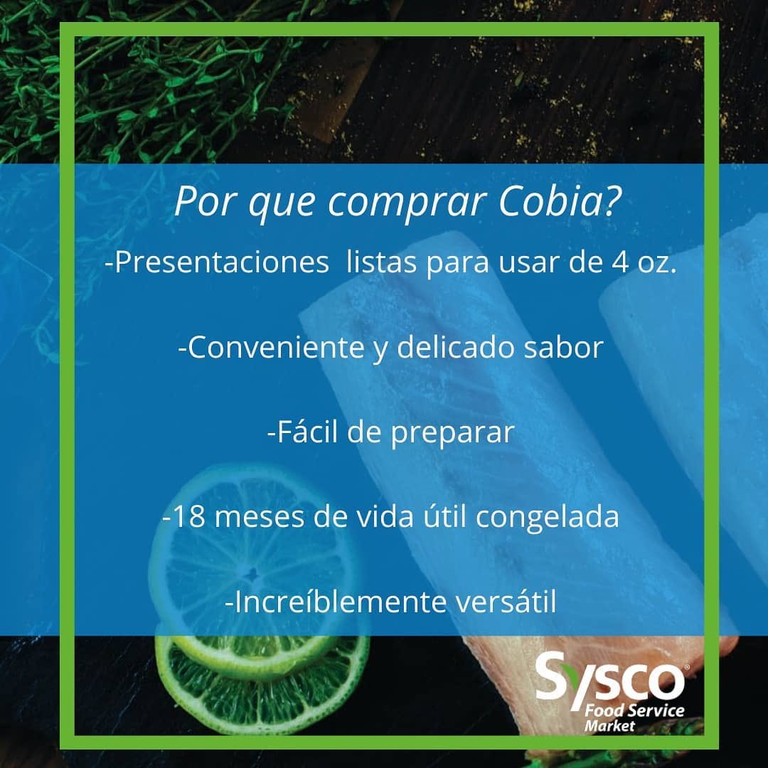 OpenBlueCobia's tweet photo. Conoce nuestro nuevo producto #OpenBlue #Cobia 🐟
Encuéntralo en #SyscoPanama ❤🙌
...
#openbluecobia #sostenible #superfish
https://t.co/8KG1aMPaqo
#oceanraised #sustainableseafood #oceansfirst #omega3 #seafood2xwk #sysco #SyscoPanama https://t.co/P9UR4W4u5O