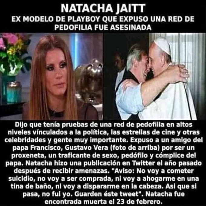dulce_0live's tweet photo. Supongamos que #NATACHAJAITT consumía drogas.. Cómo va una drogadicta morir de sobredosis? Si loa drogadictos saben mejor que nadie cómo manejarlas
Mm, suspicious
#anonimous https://t.co/xIwTyoLNVw