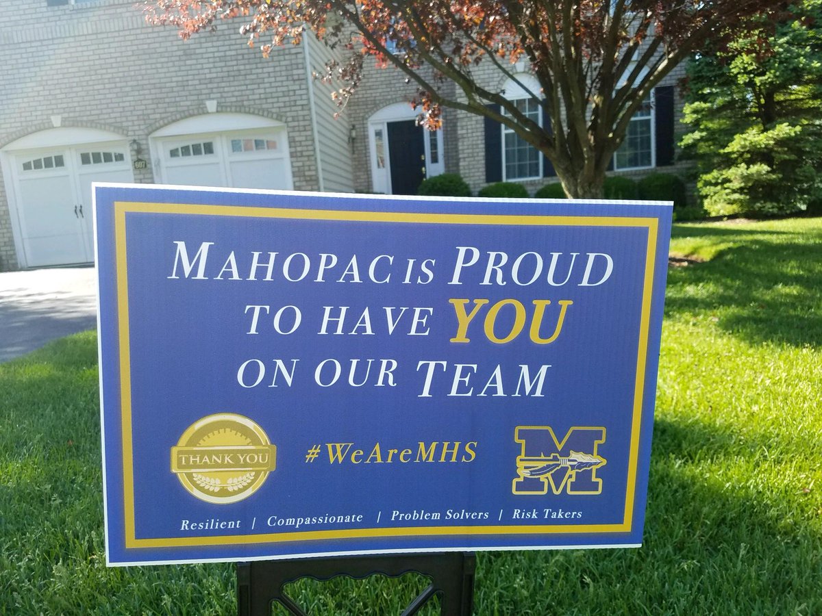 PacEarthScience's tweet photo. This sign rocks!  #WeAreMHS = Good Times. 😎 Thank You! https://t.co/CjDwkYK3HU