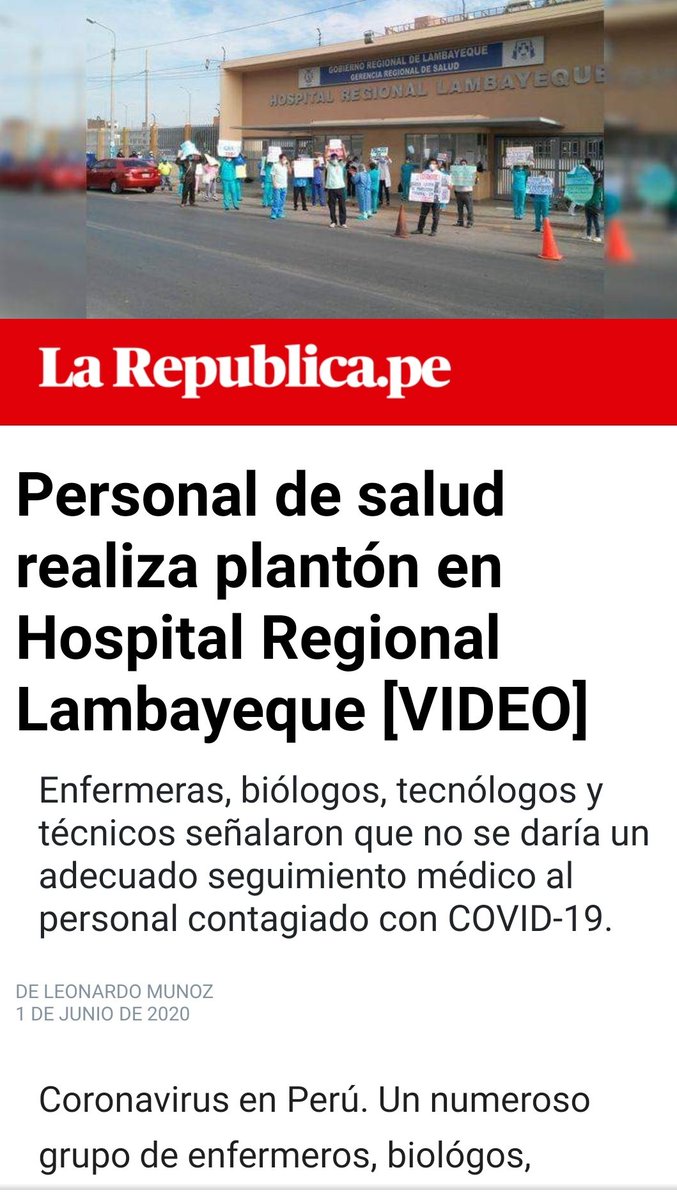 ElmerMascaro's tweet photo. ¿Siguen diciendo que en Lambayeque todo esta bien ? FALSO !!!! @Minsa_Peru @fabesdelsol @PanoramaPTV @RosanaCuevaM @MarthaChavezC @KarlaCalle @victorzamora @SuSaludPeru @ContraloriaPeru @FMedicaPeruana @Defensoria_Peru @HumbertoAcunaP @canalN_ @Gorelambayeque @DrPalaciosCeli https://t.co/F8azIsKvXE