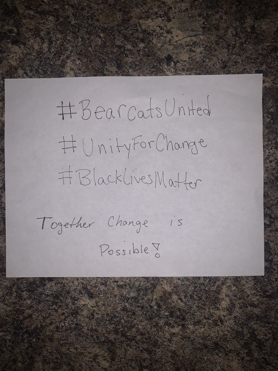 michaelindauer's tweet image. ❤️❤️ #UNITYFORCHANGE #Bearcats