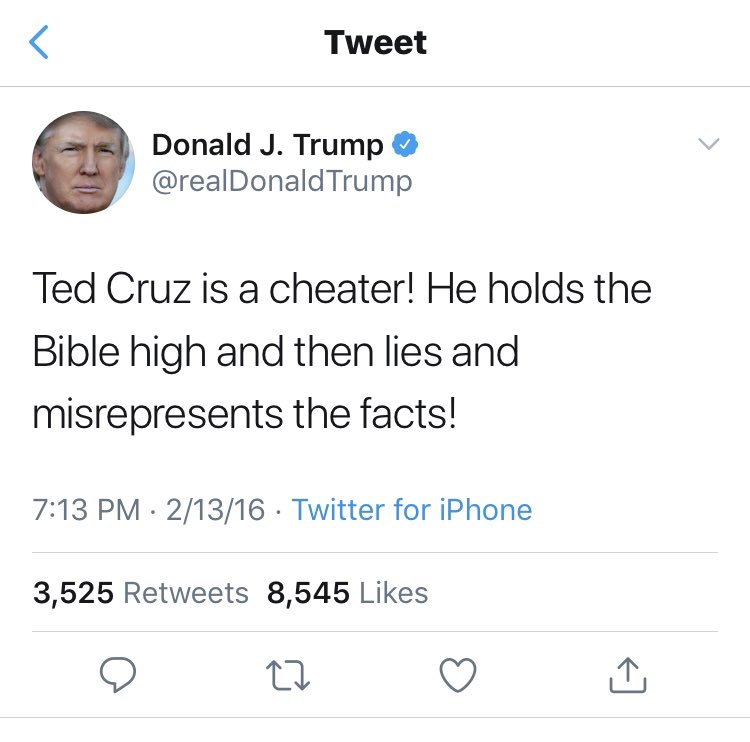 There S Always A Tweet On Twitter Donald Trump On The Bible