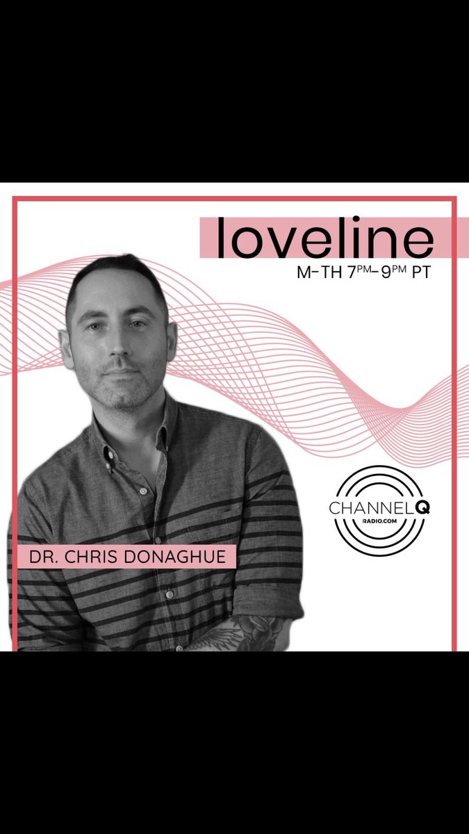 loveline's tweet photo. Dont miss @loveline tonight w @ChrisDonaghue and guest @jairodriguez !!! Ask us questions or slide into our DM’s, anytime!!  TUNE IN @wearechannelq 7p pst &amp; 10 est on @Radiodotcom TONIGHT! https://t.co/yfdzWqJc3Z