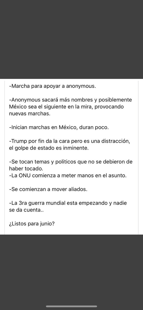 Estamos tod@s de acuerdo?
 #Anonymuos