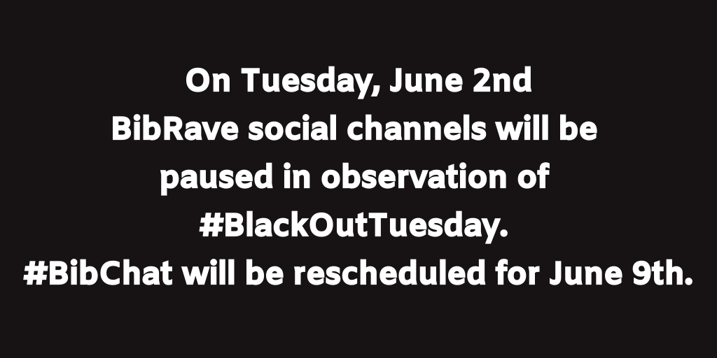 On Tuesday, June 2nd, BibRave social channels will be paused in observation of #BlackOutTuesday.

#BibChat will be rescheduled for June 9th.