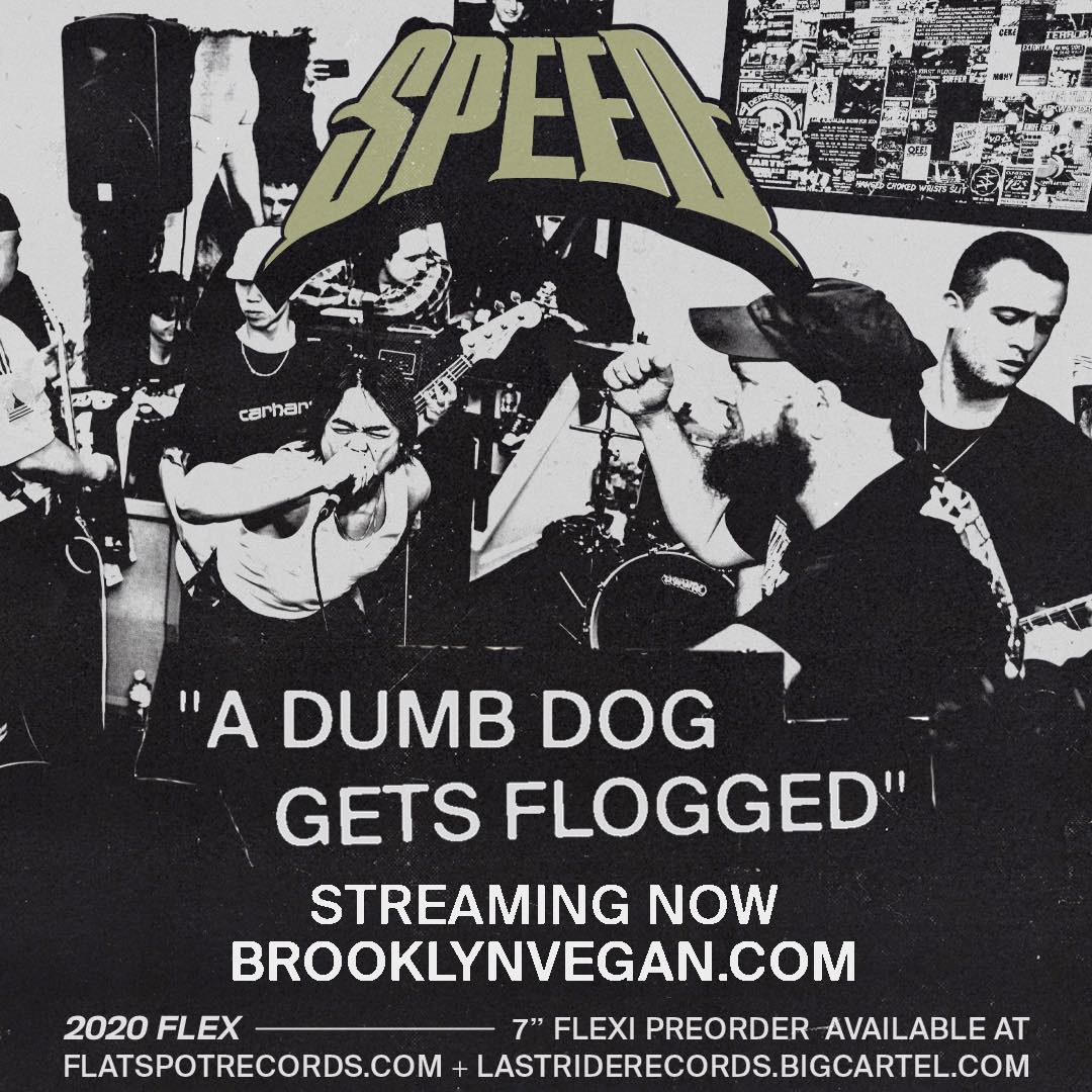 lastriderecords's tweet image. New SPEED single being premiered over at @brooklynvegan. Listen now at bit.ly/36YAN1a

2020 FLEX out June 19. Pre-orders available now at lastriderecords.bigcartel.com, with profits from the merch items being split between bailproject.org and sistersinside.com.au