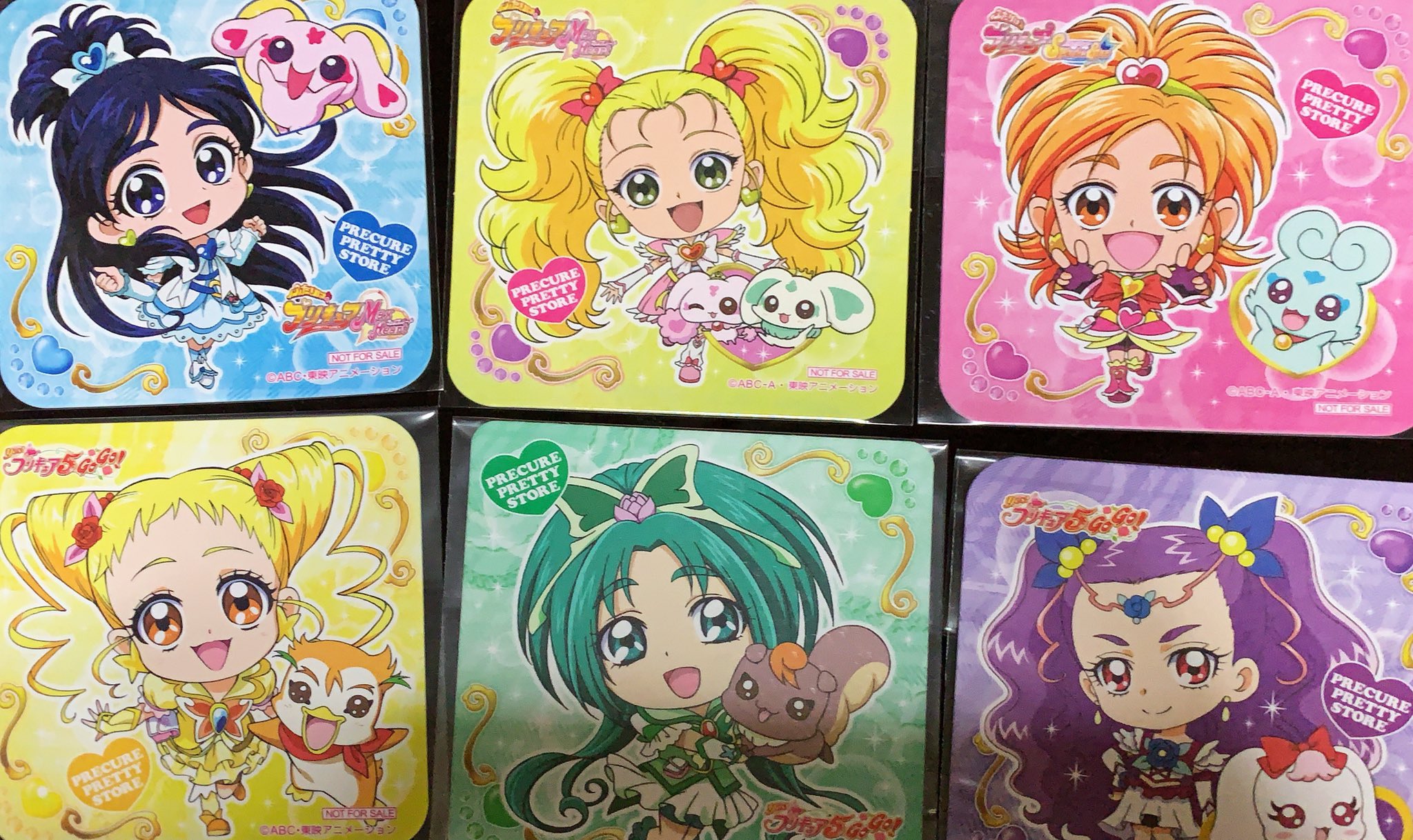 プリキュア プリティストア 限定 非売品 ポイント 交換品 コースター 全80種 プリキュア プリティストア 限定 非売品 ポイント 交換品