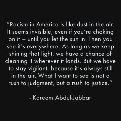 So many great leaders doing the right thing and speaking up, I hope we ALL make the effort to listen with empathy and love. #FightForChange