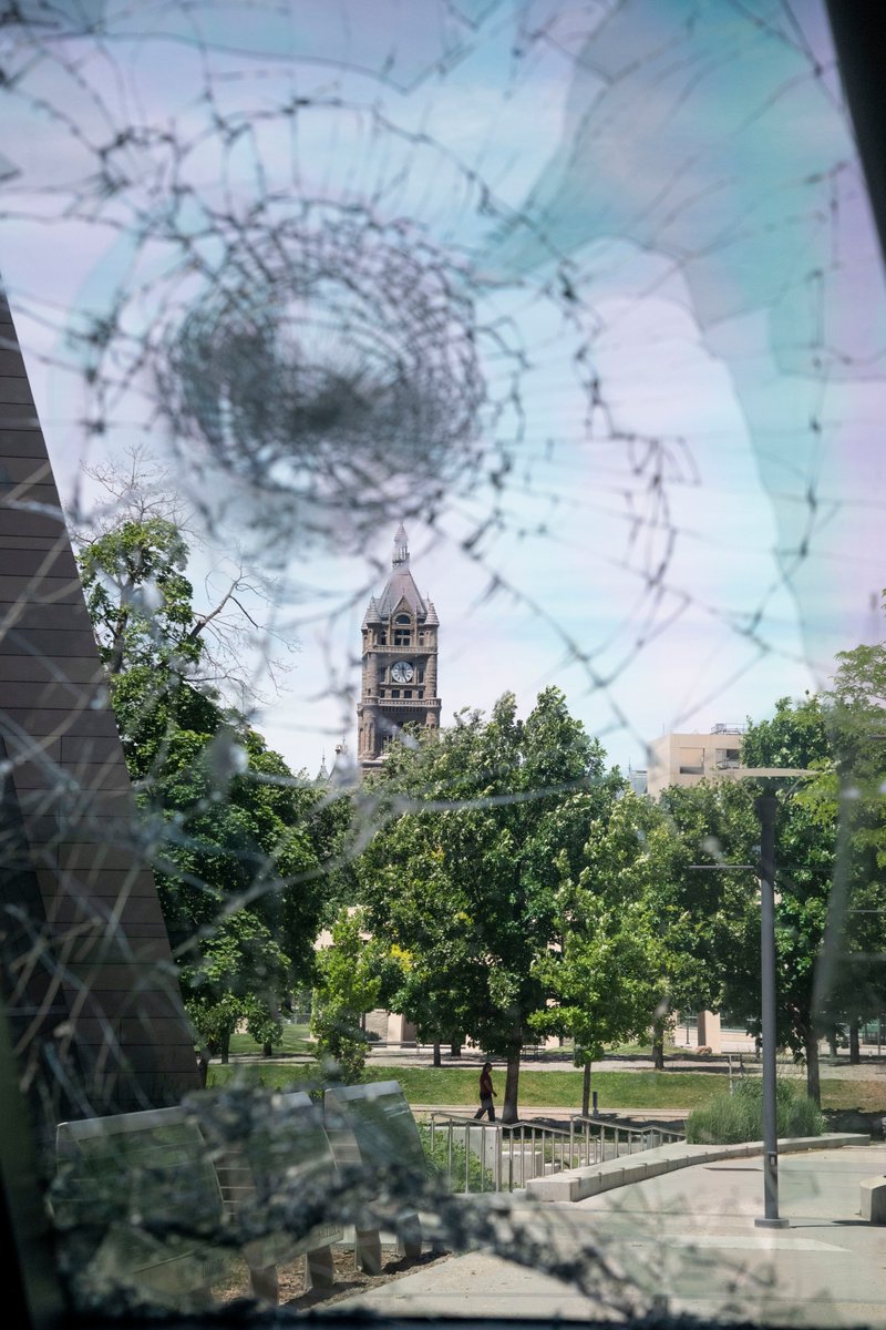 Nathaniel_Free's tweet photo. Earlier this morning, I took this photo from inside the Salt Lake City Public Safety Building. The view has changed since then. #SLCProtests #utahprotests https://t.co/PtNjCpqFh4