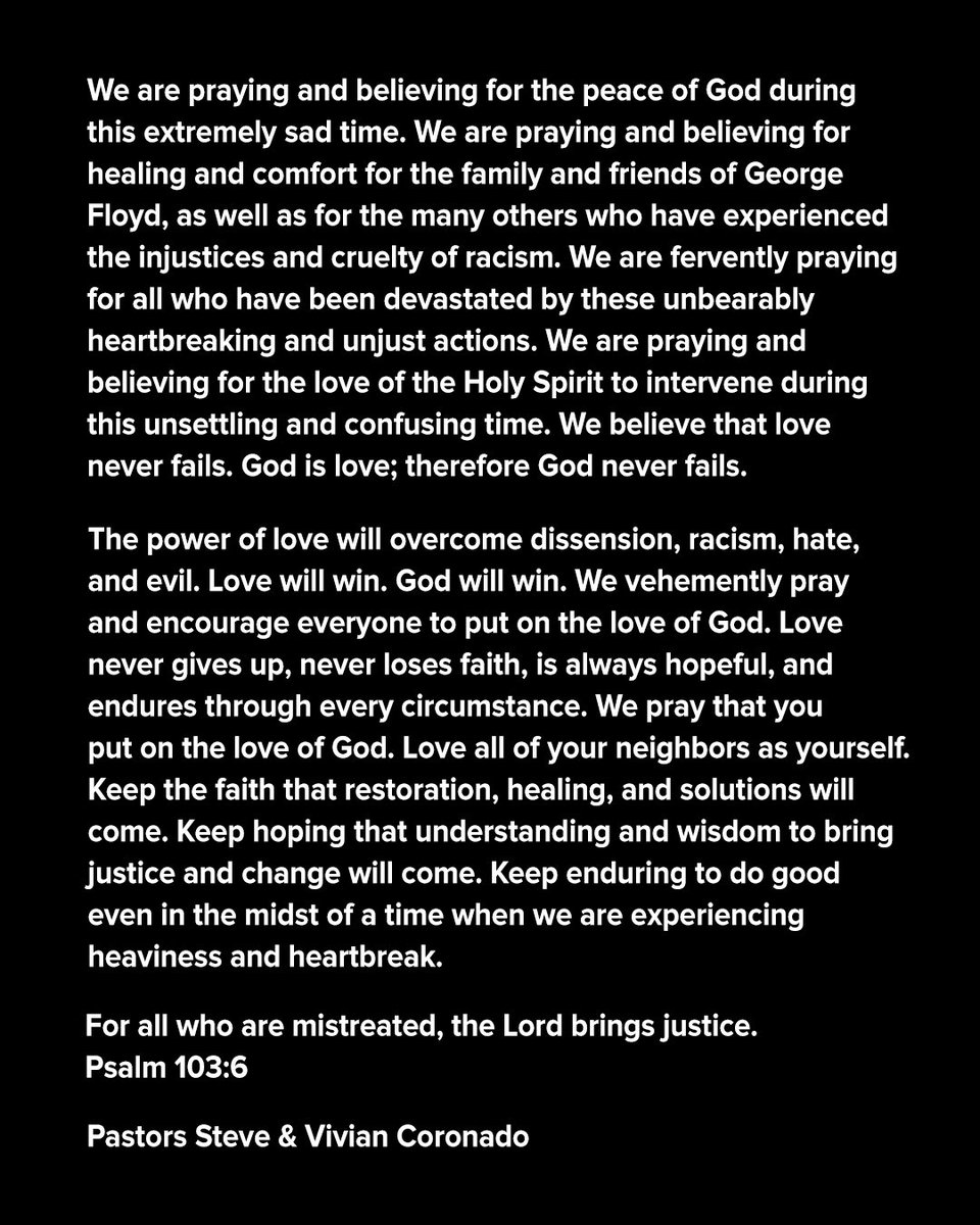 solidrocktv's tweet image. Praying for peace, love, comfort, healing, and justice.