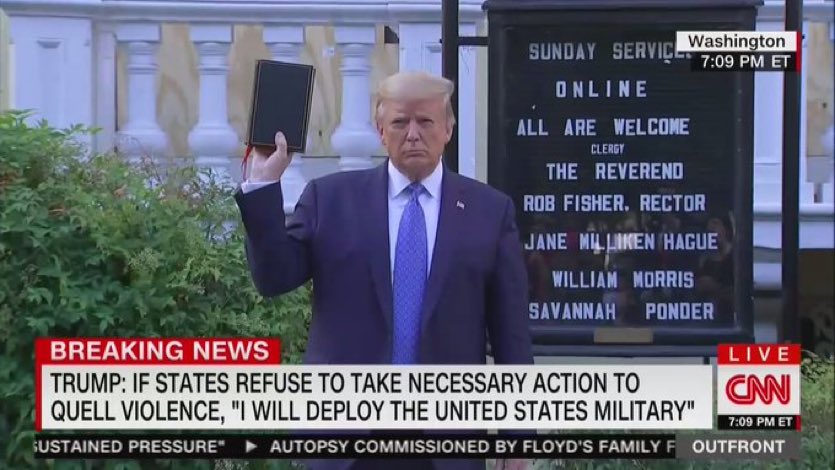 You do not know the book you hold or the God you spoke of. But <a href="/realDonaldTrump/">Donald J. Trump</a>, I’d invite you to  read Matthew 15:8 and Micah 6:8, and begin where we all do - with repentance.