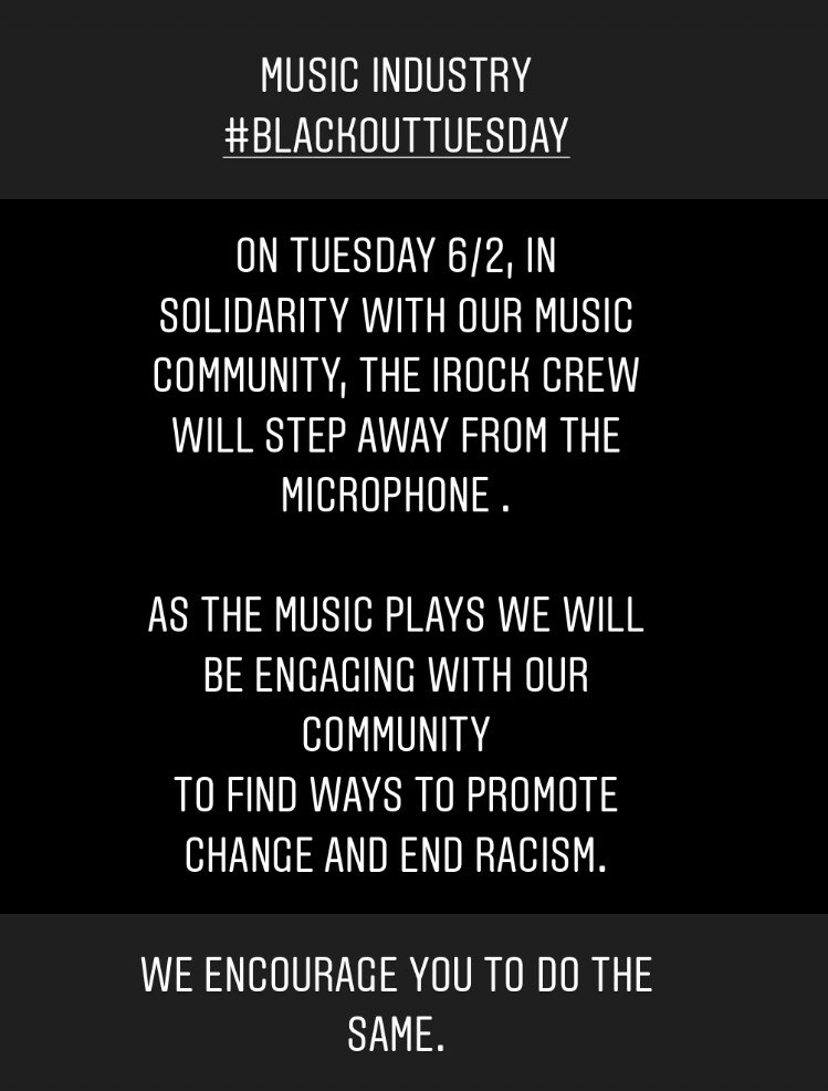 #BlackOutTuesday