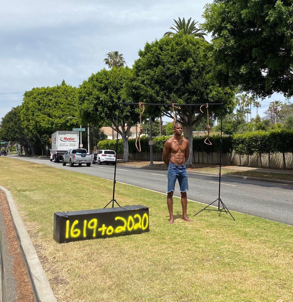 iCONtips's tweet image. ...it’s wild that we have to recreate imagery that’s been driven down our throats for hundreds of years just to spark change. 

we relentless with it though. this time it HAS to happen. #BlackLivesMatter #EndSlavery #ForrealThisTime #DontLetUp ✊🏾💡