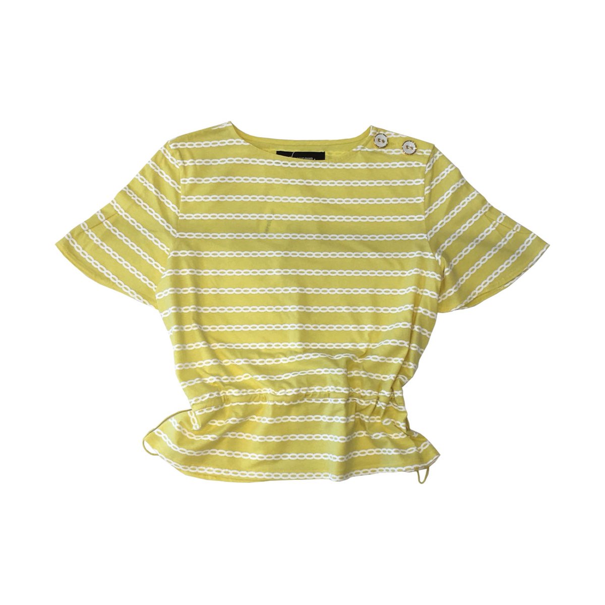 evoluir2002's tweet photo. 『#LookLookbook』
□mercibeaucoup,:しまチェーンカットソー/yellow
□Né-net:テンセルツイルパンツ/beige
#evoluir #金沢市 #静岡市 #メルシーボークー #Tシャツ #カットソー #チェーン #ボーダー #ネネット #イージーパンツ #urban #city #カジュアル #dailywear #fashion https://t.co/cb4NzgNPMo