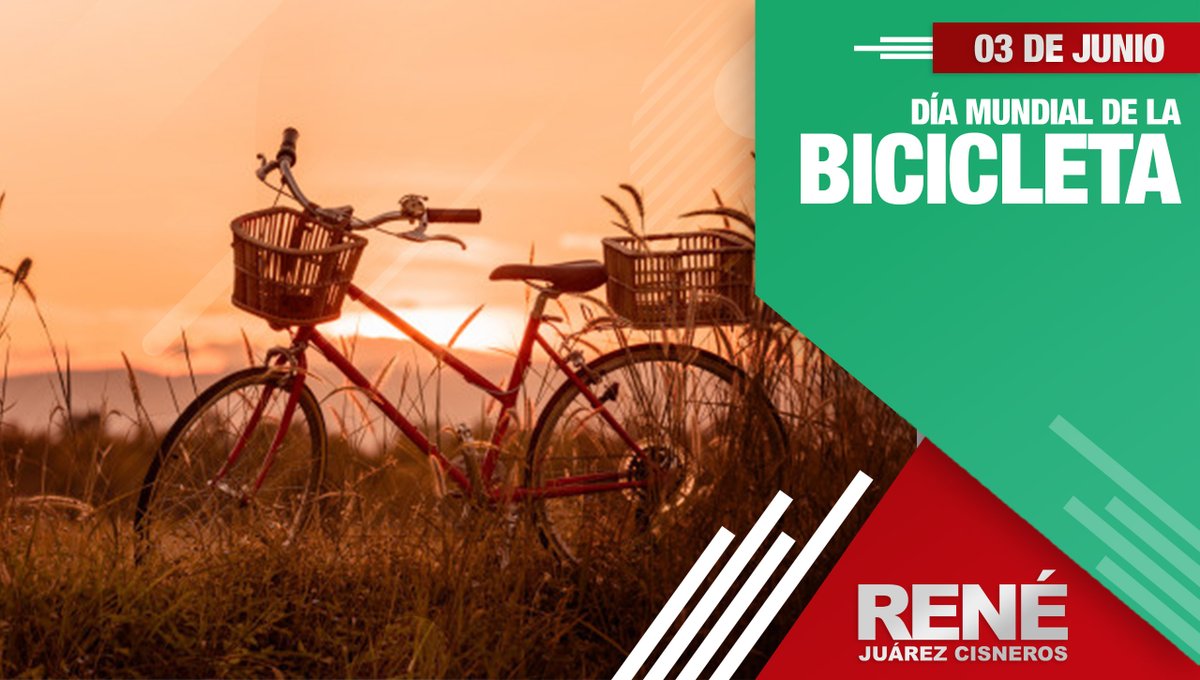 Este #DíaDeLaBicicleta sigamos impulsando su uso como un medio de transporte alternativo, que representa actividad física, sustentabilidad y salud.
