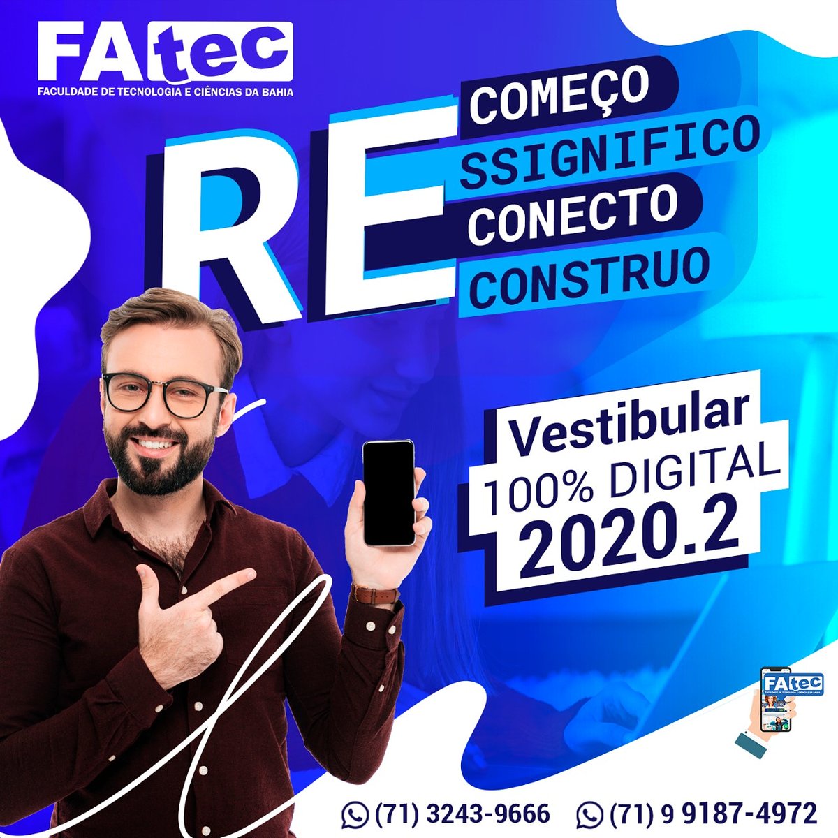escolaeteba's tweet photo. Ressignifique seus sonhos e dê sentido ao seu futuro. 
Vestibular Fatec, inscrições abertas!

#vestibular #fatecsalvador #fatecba #etebaescolatecnicadabahia #graduation #graduação #graduada #salvadorbahia https://t.co/ViJ6XzBaXu
