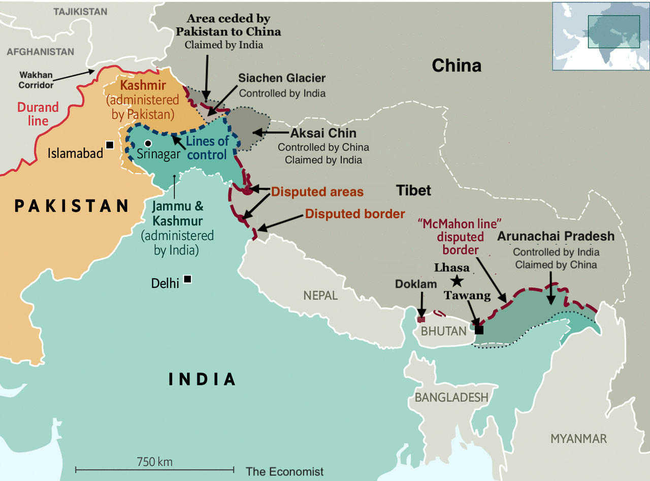 China boundary disputes
