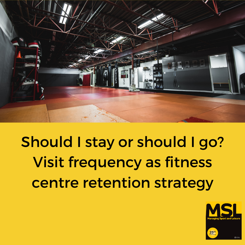 MSLJournal's tweet photo. An in-depth observation of the impact of #visitfrequency on long-term #retention empirically tested members across #fitnessclubs in #SouthKorea. The research revealed that visit frequency plays a significant impact on retention https://t.co/I3eeLdkKe5 @BSL_CH #sportsmembership https://t.co/yBmLtfc4Ds