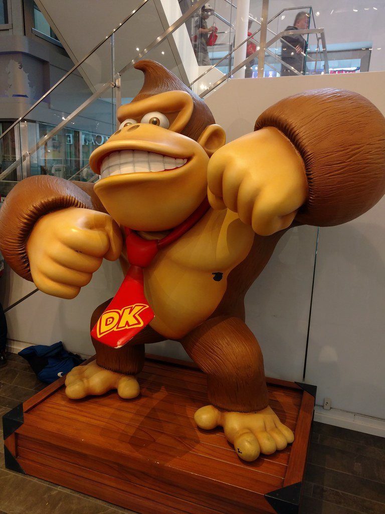 Nintendo's Donkey Kong statue was not actually stolen from its New