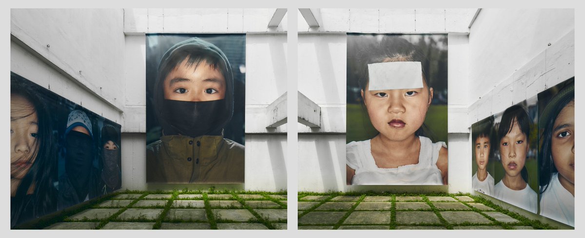 artasiapacific's tweet photo. Yvonne Leung reviews Anthony Fan Kar Long’s “My Portrait Diary: 18 Children” at #JCCAC. The #photography show featured portraits of children taken during #HongKong's #protests, which prompt the question: What roles do children play in #socialmovements?: https://t.co/FYiAZRxjvn https://t.co/NQdbVoXLlu