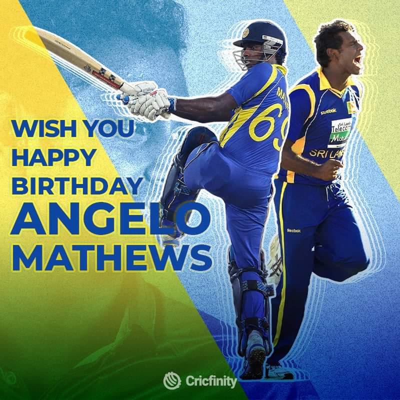 Happy Birthday, Angelo Mathews! 