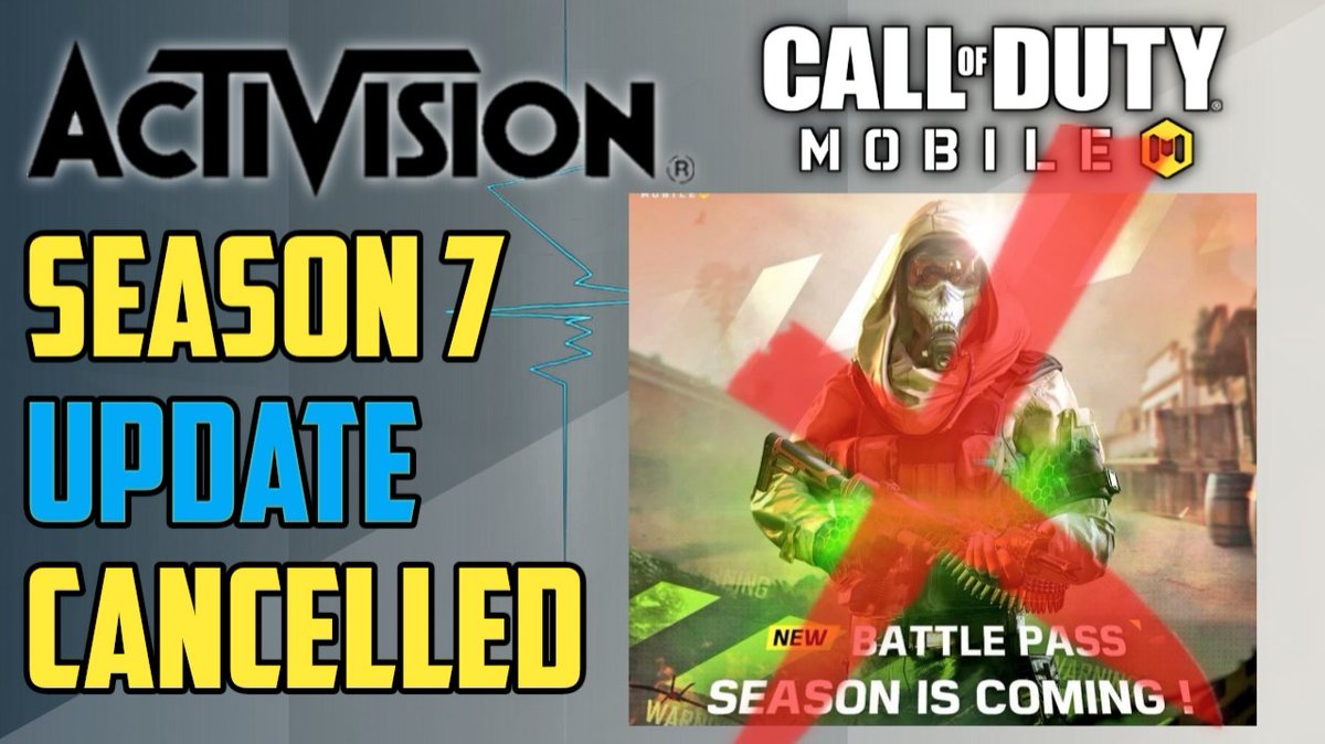 CodmGamify's tweet image. Season 7 update cancelled
➡️youtu.be/8Kde_Ue6e8k⬅️

#CoDMobile #CODMobileしてる人と繋がりたい 

@CoDmobile_leak @CODMobileGame @CODMLeaks_ @PlayCODMobileES @PlayCODMobileES @HawksNest @Murdablast_YT @CODM_murdablast @M2Games2 @Ferg @RealBobbyPlays