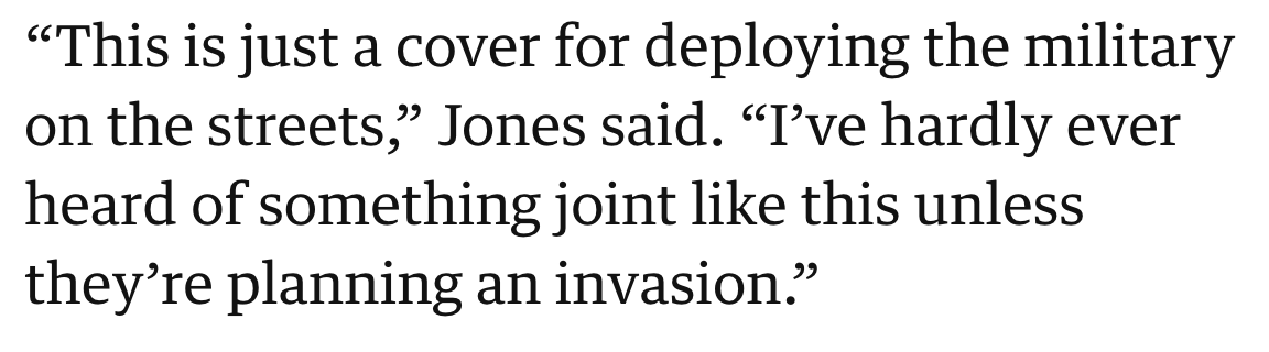 davidfrum's tweet photo. The fear was that Obama would seize on some pretext to justify military action against Texas civilians. Alex Jones warned his InfoWars audience: https://t.co/ZpyMMc3Ilw