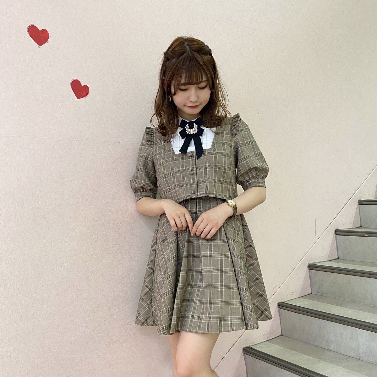 Rojita New Arrival 配色カラーチェックワンピース 7 900 Tax グレー ブラウン Rojita 定番のチェックワンピース ブローチ付で胸元を華やかに見せてくれます Rojita ロジータ ワンピース Rojita New Arrival 配色カラーチェックワンピース 7 900 Tax グレー ブラウン Rojita 定番のチェックワンピース ブローチ付で胸元を華やかに見せてくれます Rojita ロジータ ワンピース