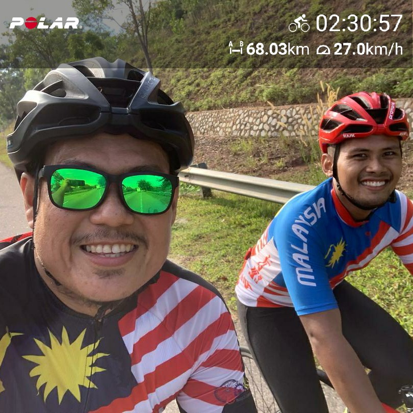 The longest ride so far, and done during the weekdays. Work from saddle katanya.
#PolarM430