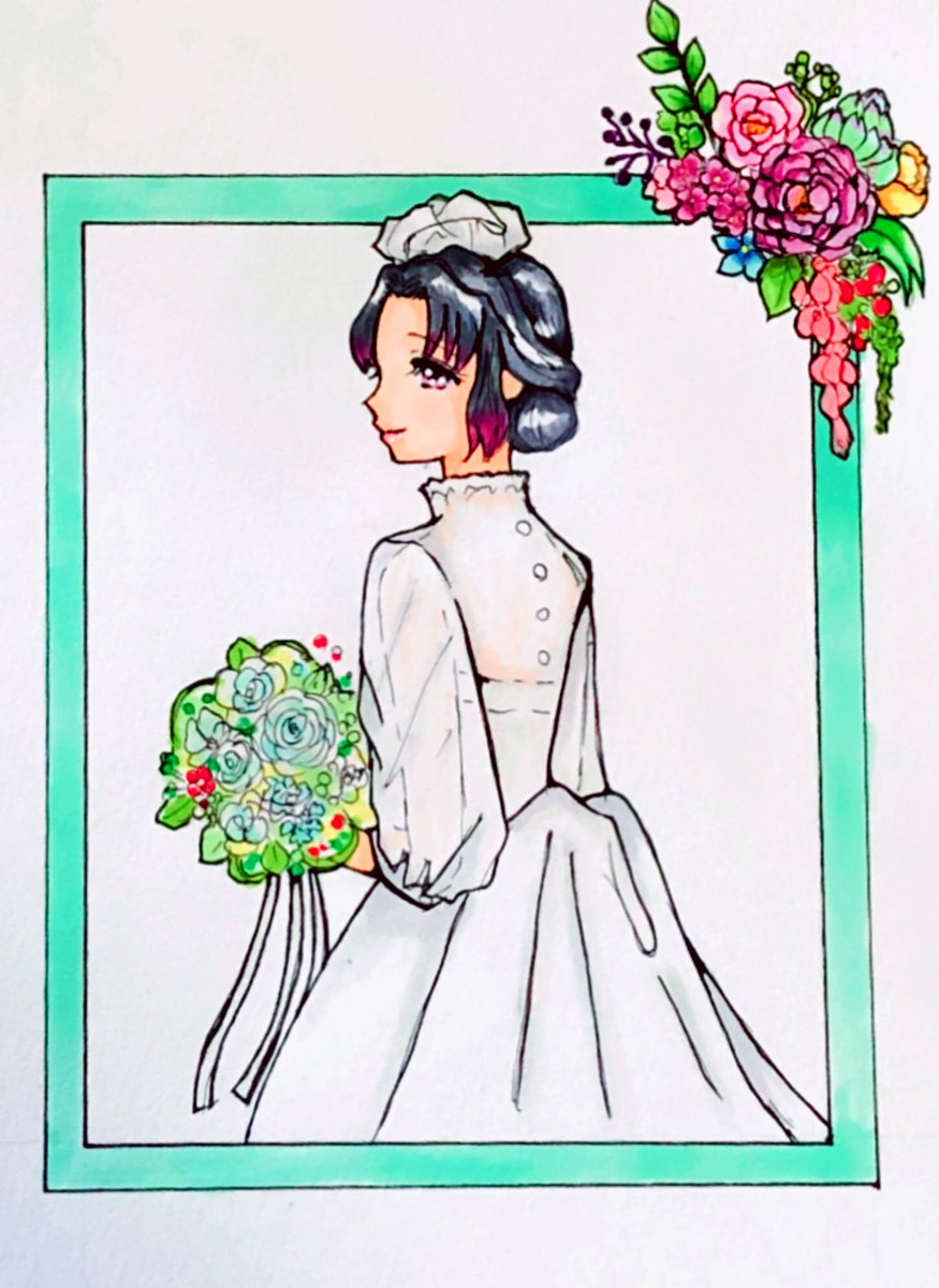 水玉 乗車済 難しいしのぶさん 難しい横顔 難しい花 しのぶさんの花嫁姿が見たかったんですよ ｰ