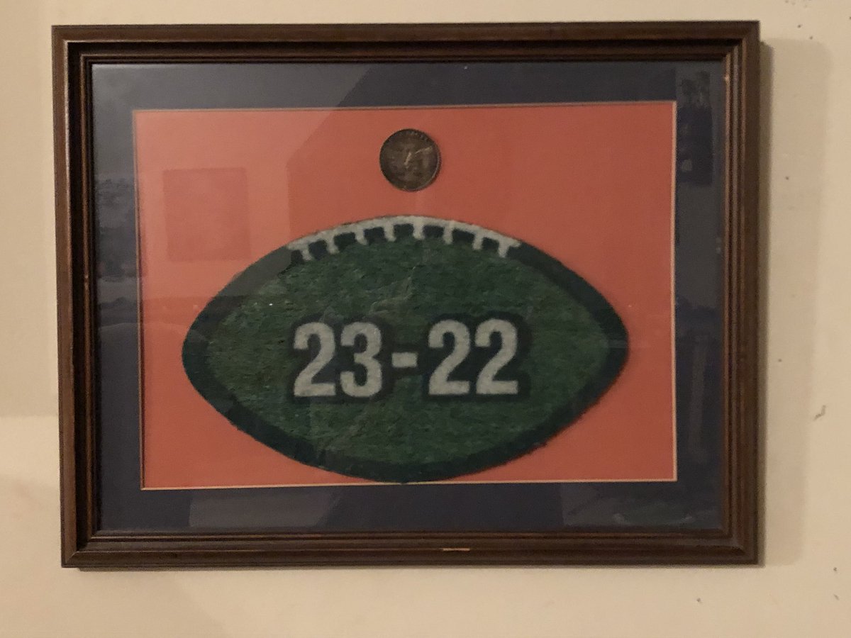 derekroh's tweet photo. Couldn’t help but stare throughout the day at #TheNewCommand (“new” circa 1981) & framed piece of #LegionField turf hanging proudly in my office. As much as #CoachDye meant to us fans & alums, I can only imagine the 💔 the players feel. #TrulyFamily. 80 yrs well lived. #RIP https://t.co/OcVXHneBGa